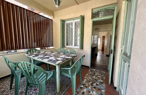 Plage d'Argeles Apartment | Charming Garden-Level T3, 50m Beach, Private Parking