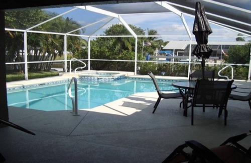 Fort Myers House | Charming Gulf-Access Waterfront Home with Private Dock & Heated Pool/Spa.