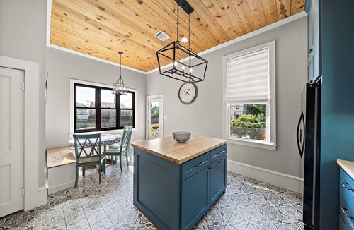 San Jacinto House | Charming historic home with heated pool, a short walk from the beach