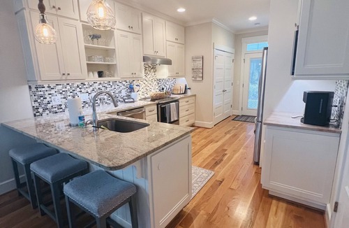 Southport House | Charming home in Southport Center with large heated swim spa.