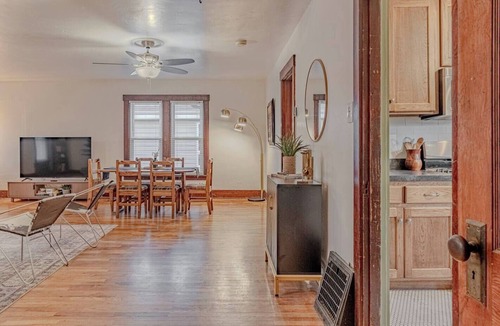 Manhattan House | Charming Home w/Fire Pit & Fenced Yard!