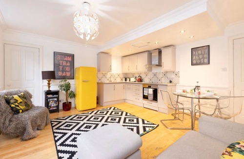 Old Town Apartment | Charming Home with Patio Nearby the Castle