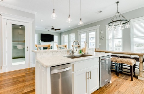 Pirates Beach West House | Charming home with private pool and hot tub, fast WiFi, and central AC