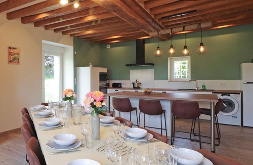 La Mesniere Cottage | Charming house for 13 with foosball and fireplace