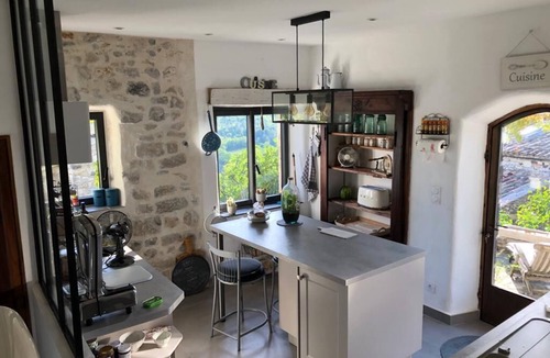 Saint-Thome House | Charming house, magnificent view; heated swimming pool. Near Gorges de l'Ardèche