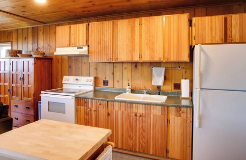 Diamond Lake Cabin | Charming Lakefront Cabin w/Deck & Fire Pit!