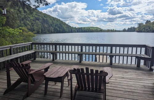 Caroga Lake House | Charming Lakefront Family Home On Coveted, Quiet Green Lake