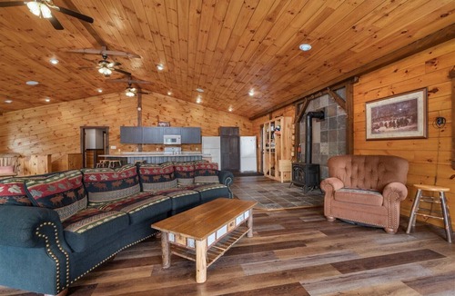 Brantingham House | Charming Lakefront Cabin with Private Dock & Gorgeous Views