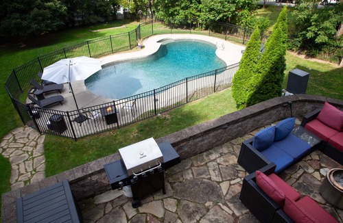 South Main Street House | Charming Lakeview House w/Pool & Fire Pit