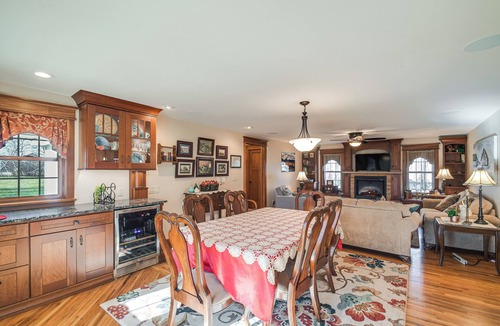 Manchester Cottage | Charming Manchester Retreat w/Patio & Fireplace!