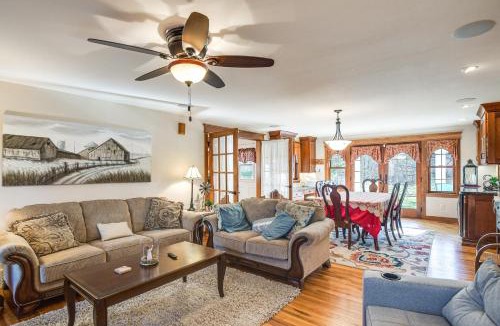 Manchester House | Charming Manchester Retreat w/Patio & Fireplace!