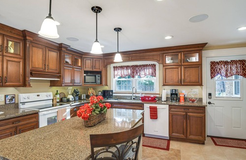 Manchester House | Charming Manchester Retreat w/Patio & Fireplace!