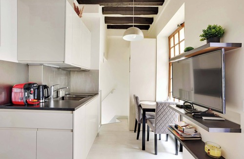 Saint-Gervais Apartment | Charming Marais Historic Studio