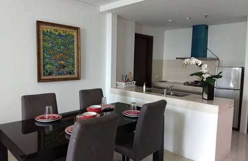 Jakarta Apartment | Charming Minimalist 3 Bedroom Apartment in St Moritz Puri Indah