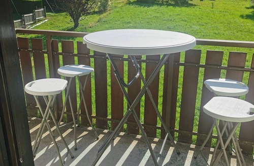 Mijoux Apartment | Charming mountain apartment with balcony.