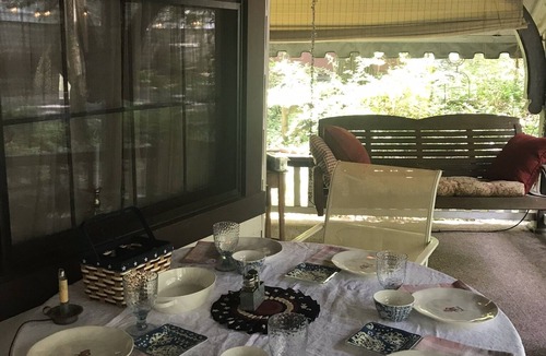 Mount Gretna Heights House | Charming Mt Gretna cottage tucked in a quiet art community filled with music theater and quiet evening dinners on the porch