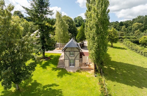 Coquainvilliers House | Charming Norman Timber-Framed House in Nature with Private Japanese Soaking Tub