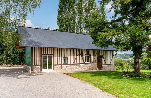 Coquainvilliers House | Charming Norman Timber-Framed House in Nature with Private Japanese Soaking Tub