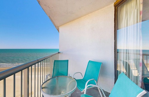 Myrtle Beach Apartment | Charming ocean-view condo w/shared hot tub, pools, and lazy river