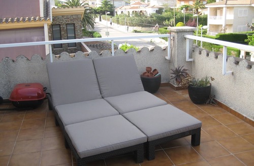 Cambrils Apartment | Charming penthouse with sea views, 2 large terraces and 40m to the beach