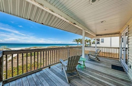 Indian Shores House | Charming Pet Friendly Beach Front Cottage with Unobstructed Sunset Views!