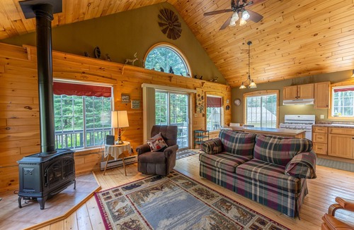 Tower Cabin | Charming & Private 2 BR Cabin on 9 Acres; Snowmobile Access, Ample Parking