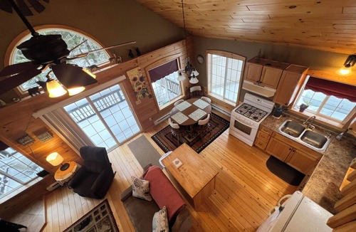 Tower Cabin | Charming & Private 2 BR Cabin on 9 Acres; Snowmobile Access, Ample Parking