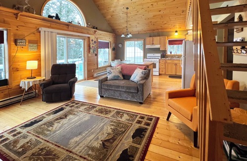 Tower Cabin | Charming & Private 2 BR Cabin on 9 Acres; Snowmobile Access, Ample Parking