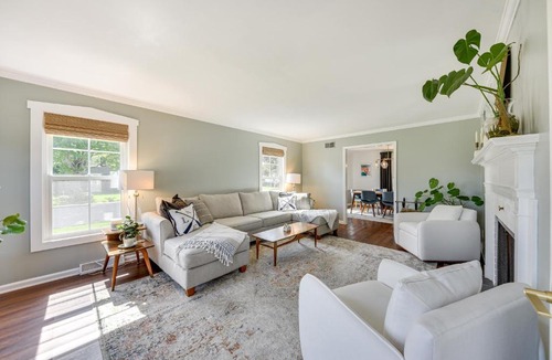 Racine House | Charming Racine Home - Walk to Lake Michigan!