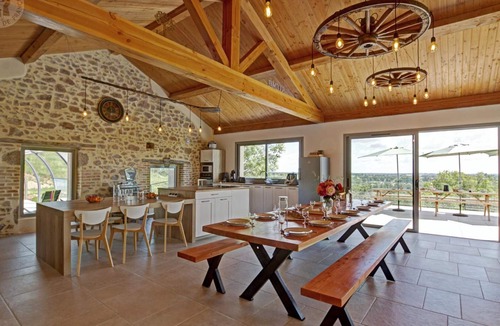 Sail-les-Bains Cottage | Charming renovated house with heated pool