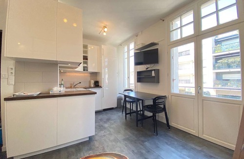 La Baule-Escoublac Apartment | Charming Renovated Studio, Sleeps 4, Near Beach and Market
