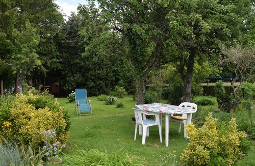 Crisse Cottage | Charming Restored Home in Maine Normandie Forest with Enclosed Garden and Fireplace
