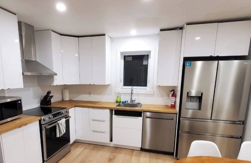 Lafleche Condo | Charming Retreat Near Montreal: Sleeps 7, Pet-Friendly, Free Parking!