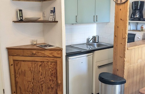 Prapoutel Apartment | Charming studio cabin 4 pers, balcony at slopes' edge