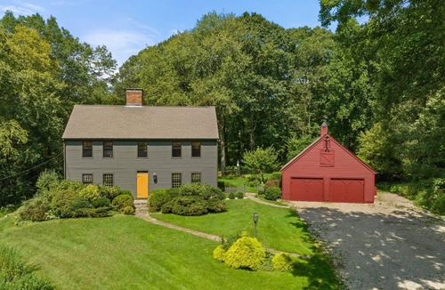 Roxbury House | Charming Saltbox Colonial with Modern Amenities