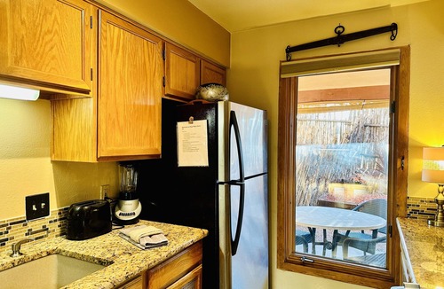 Santa Fe Condo | Charming Santa Fe Retreat. Private Patio. 1.4 miles to Plaza. Full kitchen. A/C!