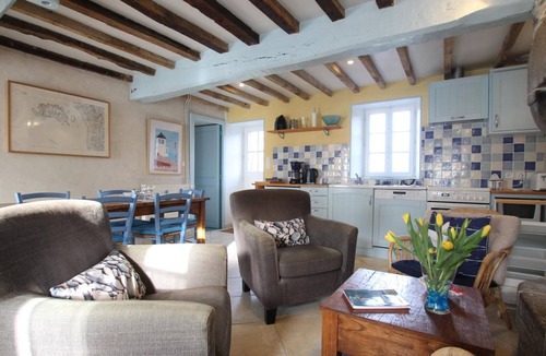 Blainville-sur-Mer Cottage | Charming stone house near the beach with bikes