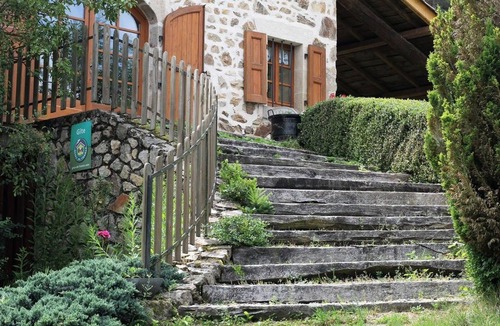 Allegre Cottage | Charming Stone House with Creek, Near Medieval Village, Pet-Friendly
