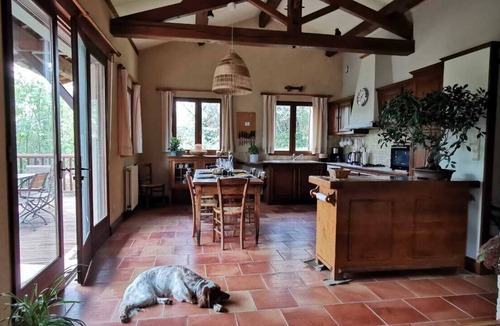 Bonnes House | Charming stone house with terrace overlooking the river