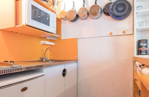 Chantemerle Apartment | Charming Studio in Serre-Chevalier for 4 - Balcony, Mountain View, and Parking