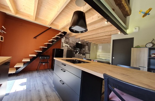 Rochetrejoux Cottage | Charming Studio in Renovated Barn with Private Courtyard and Mezzanine