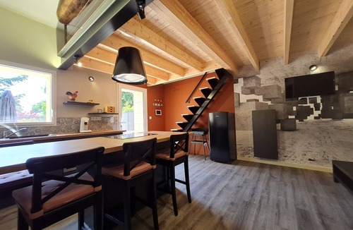 Rochetrejoux Cottage | Charming Studio in Renovated Barn with Private Courtyard and Mezzanine
