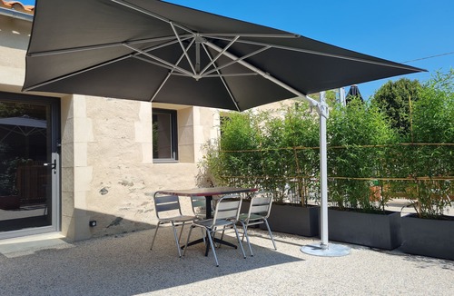 Rochetrejoux Cottage | Charming Studio in Renovated Barn with Private Courtyard and Mezzanine
