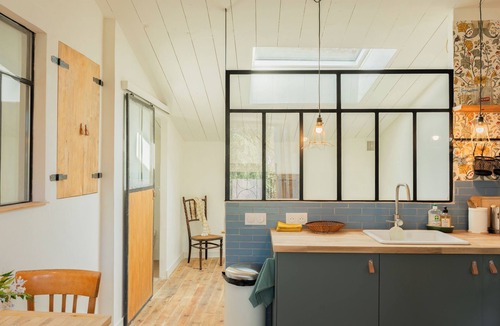 Les Vans Apartment | Charming studio in lovely Les Vans, National Park Monts d'Ardèche, river nearby.