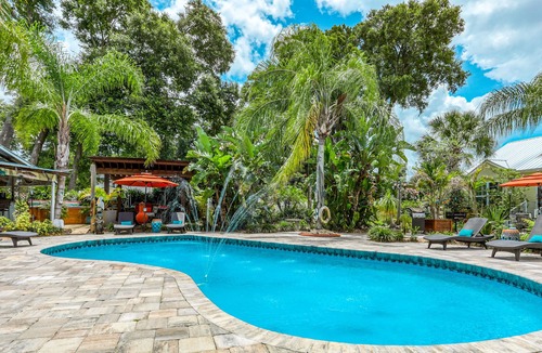 Fruit Cove House | Charming studio with shared pool, sauna, patio & grill - dog-friendly