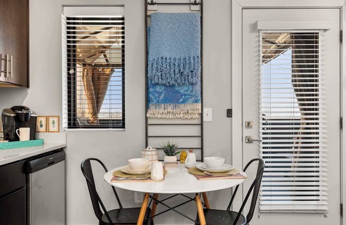 The Nations Apartment | Charming Studio with Private Deck in Nashville