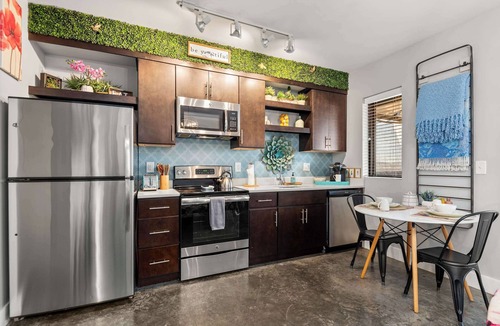The Nations Apartment | Charming Studio with Private Deck in Nashville