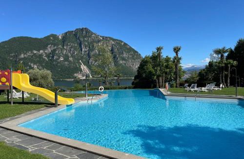 Bissone Apartment | Charming Suite am Luganersee, Pool, Parkplatz