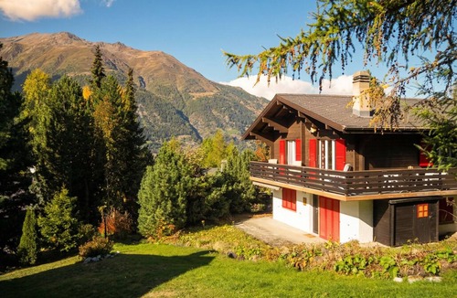 Graechen Ski Chalet | Charming Swiss chalet with stunning mountain views.