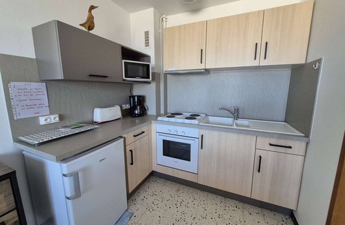 Berck-sur-Mer Apartment | Charming T2 in Berck-sur-Mer with sea view balcony